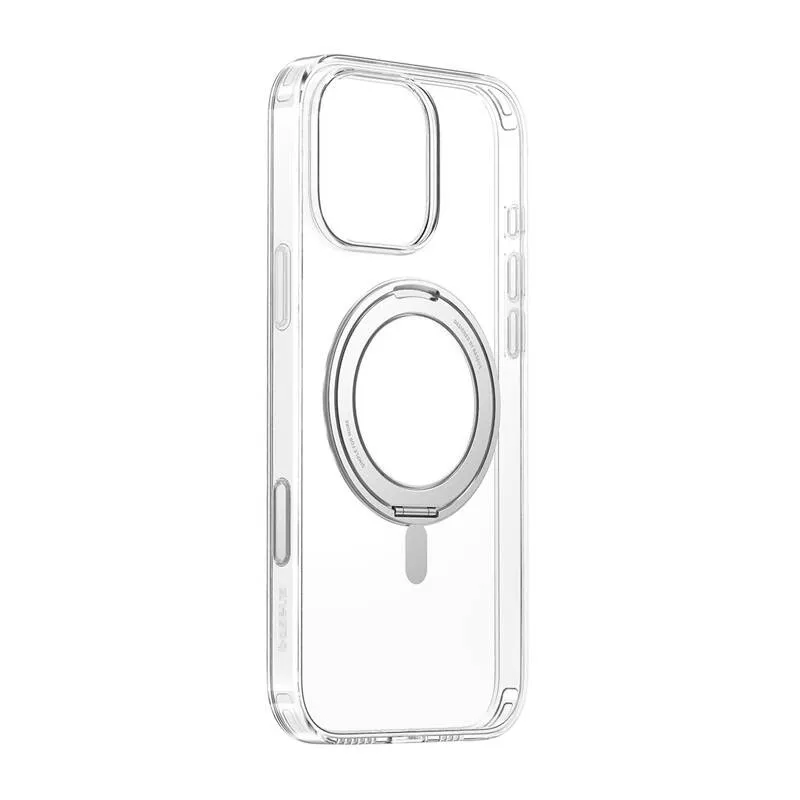 magnetic case with stand baseus skyring 360° ip16 pro (transparent) - slika 1