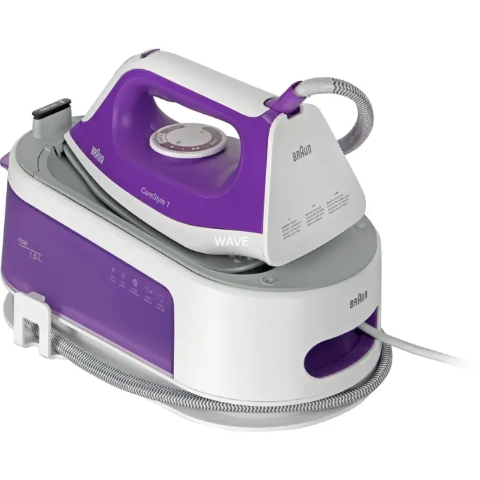 braun carestyle 1 is 1014 vi, steam ironing station (white/purple) - slika 2