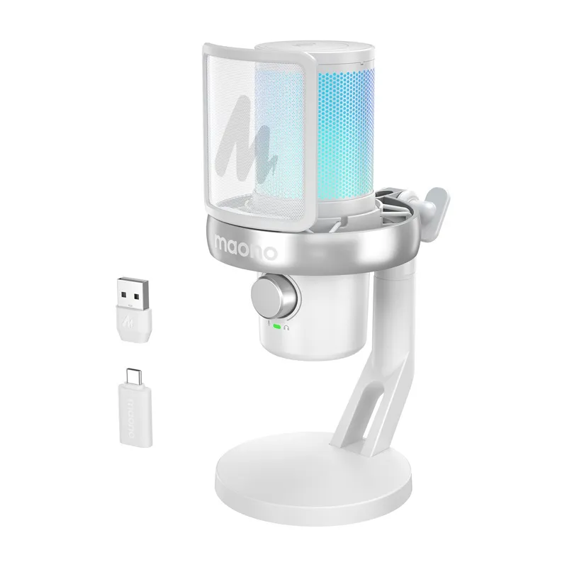 maono dm40 pro microphone (white) - slika 1