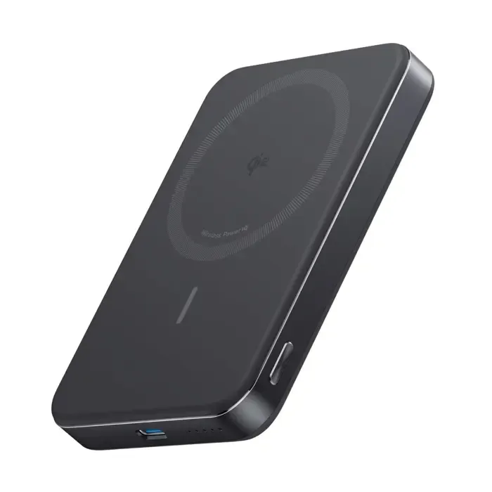 anker a1664h11 power bank 10000 mah wireless charging black - slika 1