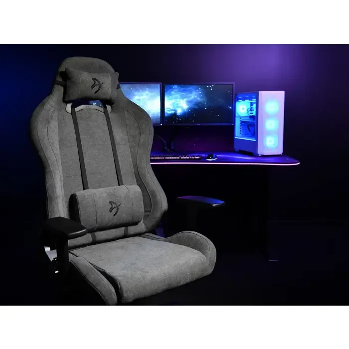 arozzi torretta softfabric gaming chair - ash arozzi - slika 5