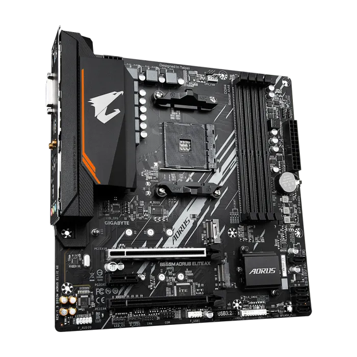 gigabyte b550m aorus elite ax, ddr4, sata3, usb3.2gen1, hdmi, am4 matx - slika 2