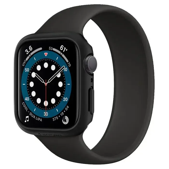 spigen thin fit, zaštitna maska za apple pametni sat, crna - apple watch se 2022/6/se/5/4 (44mm) - slika 3