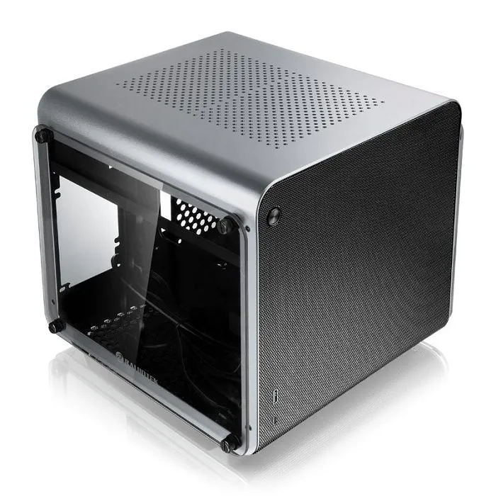 raijintek metis evo tg mini-itx kućište, tempered glass - srebrno 0r20b00161 - slika 1