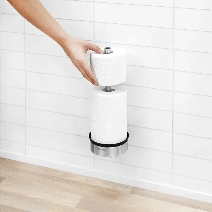 brabantia toilet paper holder metallic white - slika 5