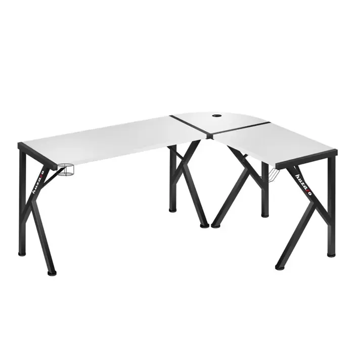 gaming desk huzaro hero 6.3 white - slika 3