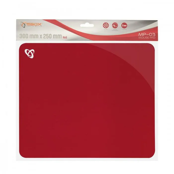 sbox podloga za miša mp-03 crvena - slika 3
