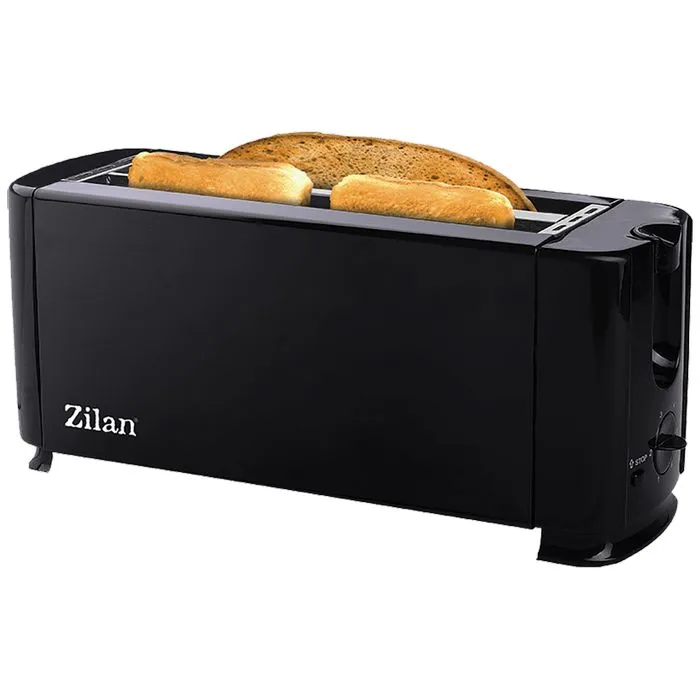 zilan toster, 4 šnite kruha, 6 nivoa grijanja, 1000 w, crna - zln2706 - slika 3