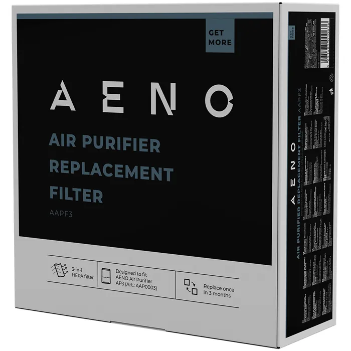 aeno air purifier aap0003 filter h13, activated carbon granules, hepa, φ195*60mm, nw 0.37kg - slika 3