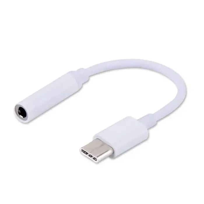 savio usb type 3.1 c (m) – jack 3.5mm (f) audio adapter white ak-35 - slika 1