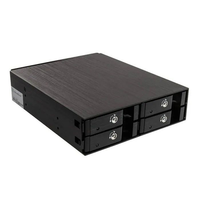 silverstone sst-fs204b 5,25 zoll hot-swap für 4x 2,5 zoll hdd/ssd sst-fs204b - slika 1