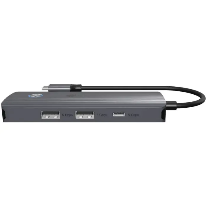 icy box ib-dk4081-so (aluminum, pd, hdmi, usb-c, usb-a) - slika 1
