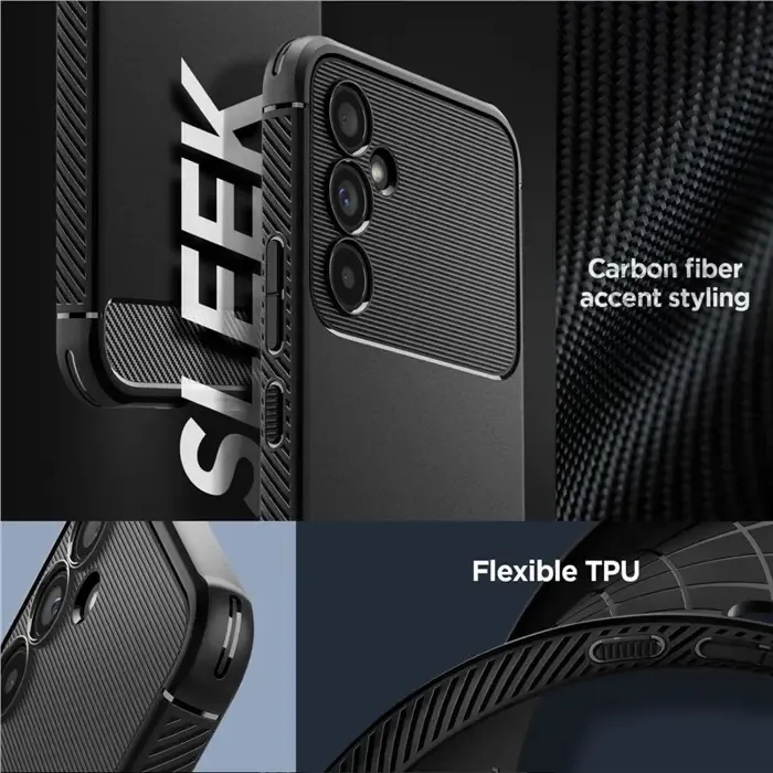 spigen rugged armor, zaštitna maska za telefon, crna - samsung galaxy a54 5g (acs05888) - slika 5