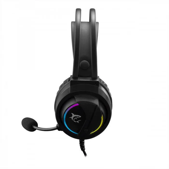 white shark gaming slušalice wolf crne - slika 5