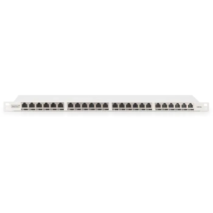 digitus cat 6a, class ea high density patch panel, 24 port (gray, 0.5 u, shielded) - slika 3