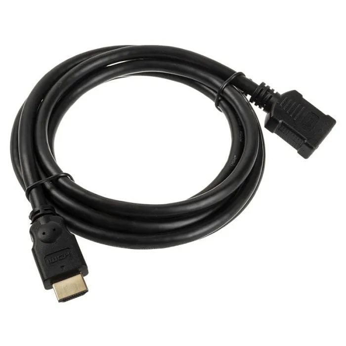 inline hdmi verlängerung stecker / buchse, black - 2m 17632g - slika 2