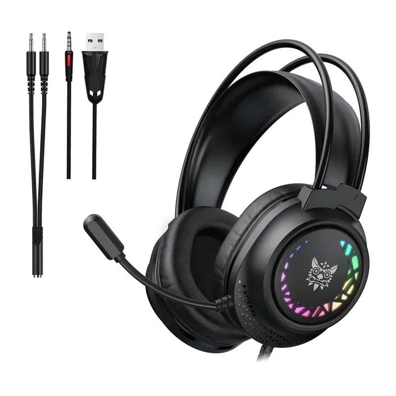 onikuma x92 gaming headphones (black) - slika 1