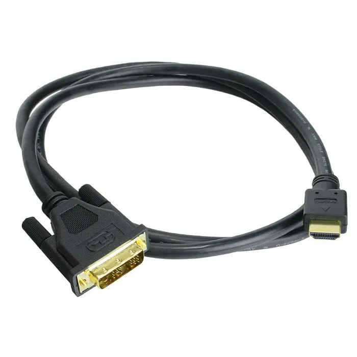inline hdmi zu dvi adapter kabel high speed, black - 1m 17661p - slika 2