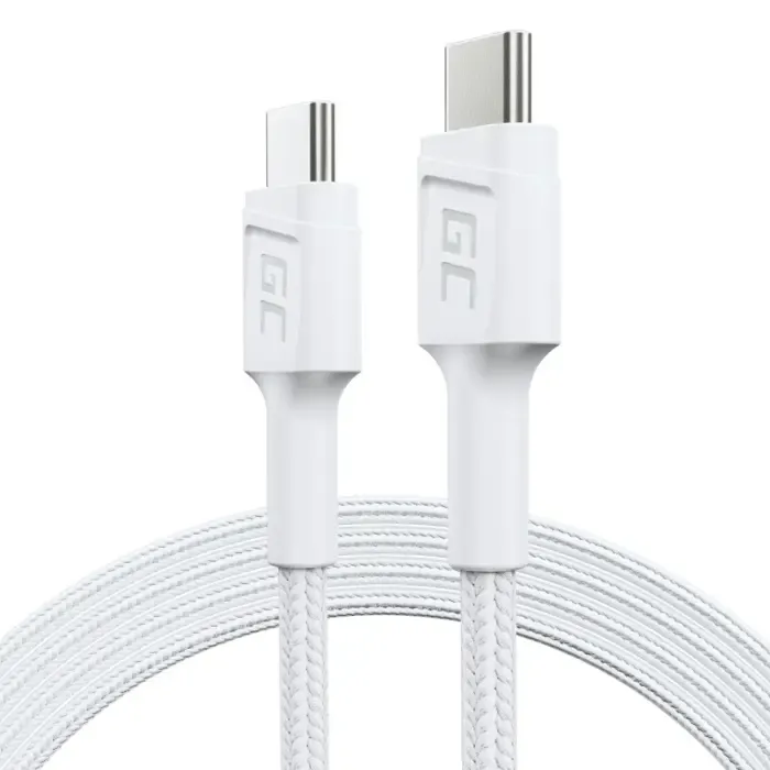 green cell kabgc30w usb cable usb 3.2 gen 1 (3.1 gen 1) 1.2 m usb c white - slika 2