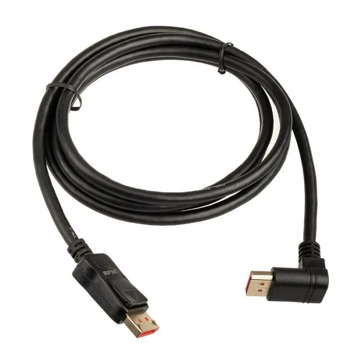 inline 8k (uhd-2) displayport kabel, nach oben gewinkelt, black - 2m 17152o - slika 2