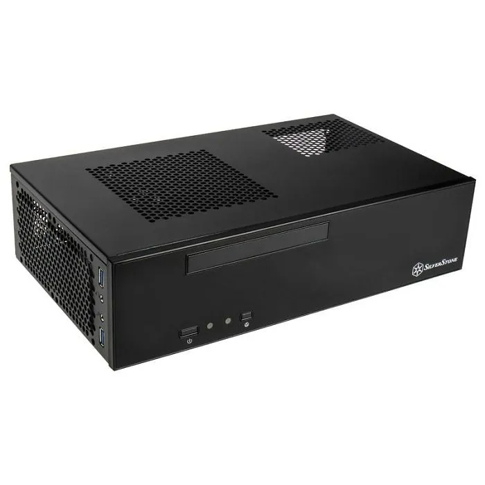 silverstone sst-ml09b milo htpc kućište - crno sst-ml09b - slika 1