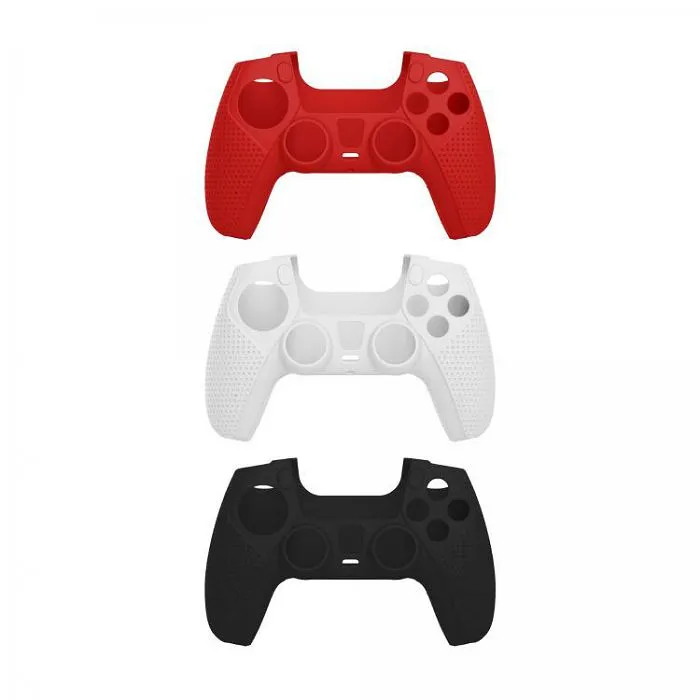 white shark ps5 silikonska navlaka s5-541 body lock bijela - slika 2