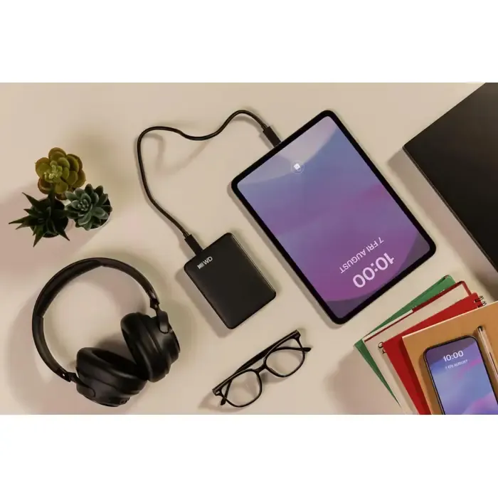 western digital elements portable (usb-c) external hard drive 1 tb 2.5" usb type-c 3.2 gen 1 (3.1 gen 1) black - slika 5