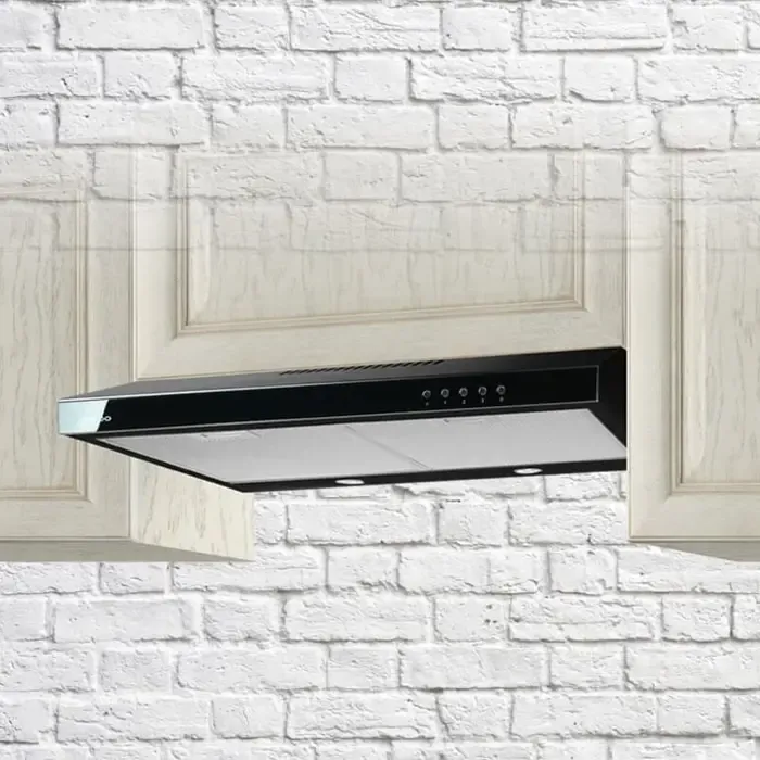 hood akpo wk-7 k50 black - black glass - slika 2