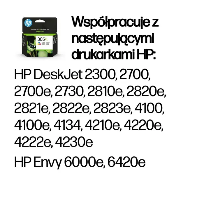 hp 305xl high yield tri-color original ink cartridge - slika 2