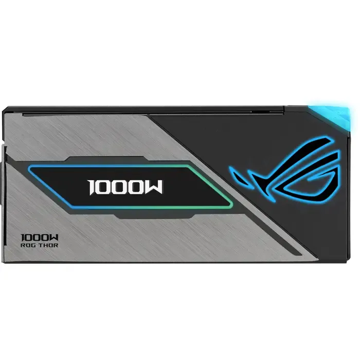 asus rog thor 1000w platinum iii e (black, 1x 12 pin high power gpu, 4x pcie, cable management, 1000 watts) - slika 3