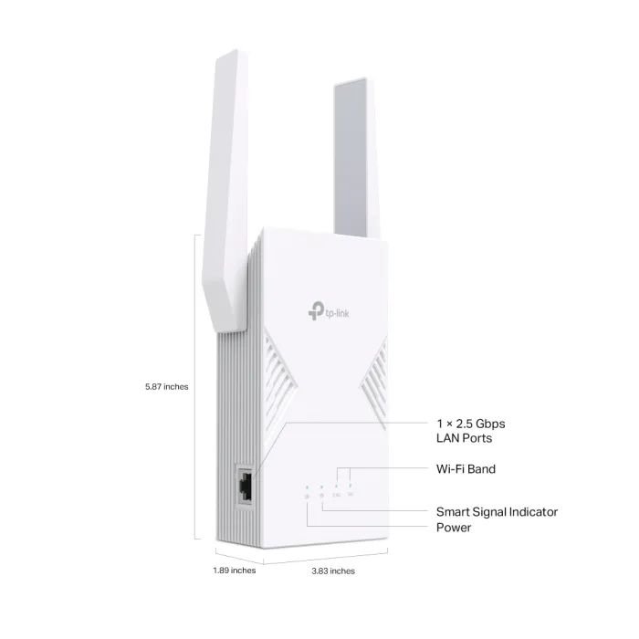 tp-link re235be be3600 wi-fi 7 range extender - slika 3