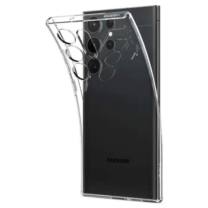 spigen liquid crystal, zaštitna maska za telefon, prozirna - samsung galaxy s23 ultra - slika 3