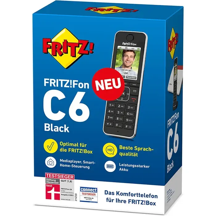 avm fritz!fon c6, handset (black) - slika 3