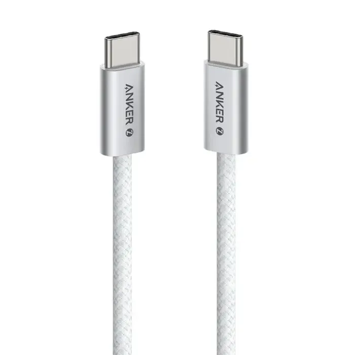 anker zolo usb-c to usb-c, 1m, 240w, bel - slika 1