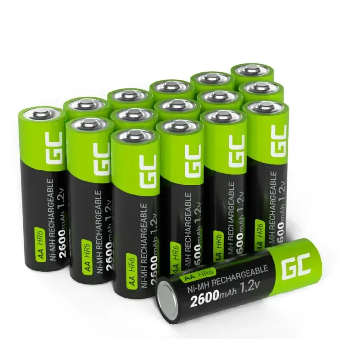 16x aa r6 2600mah ni-mh rechargeable batteries - slika 2
