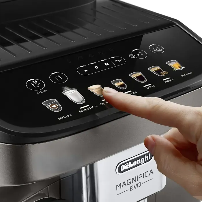 delonghi magnifica evo ecam 290.83.tb automatic bean to cup coffee machine titanium black - slika 4