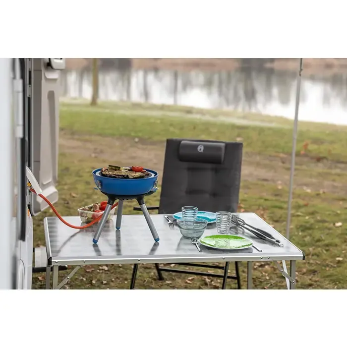 campingaz party grill 400 caravan connect gas cooker, gas grill (black/blue, 30mbar, with caravan connection, model 2023) - slika 3