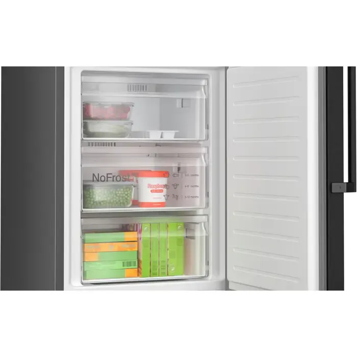 bosch kgn36vxct series 4, fridge/freezer combination (stainless steel (dark)) - slika 3