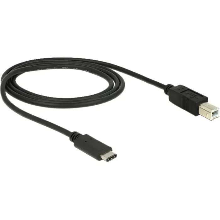 delock delock usb 2.0 - type b - type c - 1m - black - slika 2