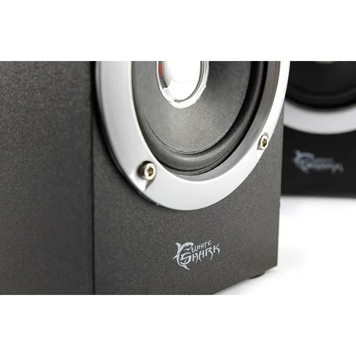 white shark gaming 2.0 stereo zvučnici rhythmus - slika 2
