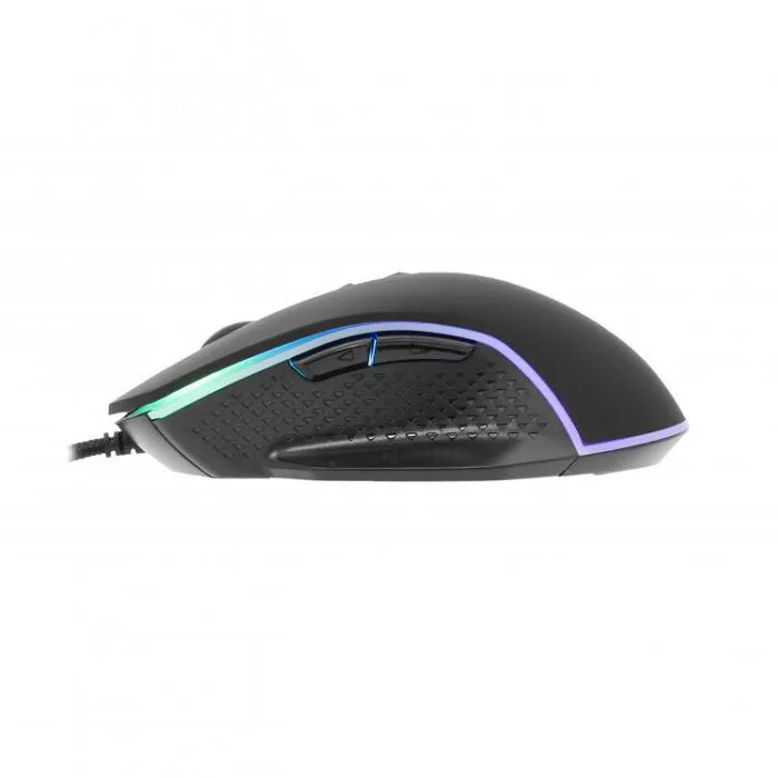 white shark rgb gaming miš gm-5009 gareth crni 6400dpi - slika 4