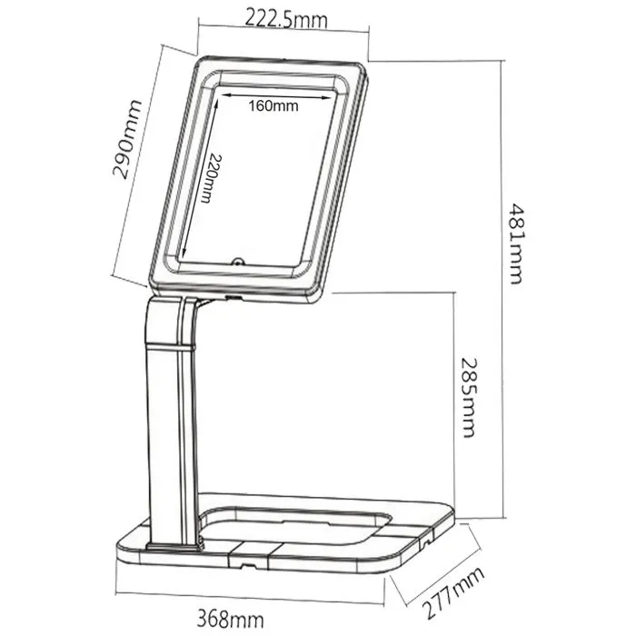 maclean stalak za tablet do 10.1" - mc-644 - slika 3