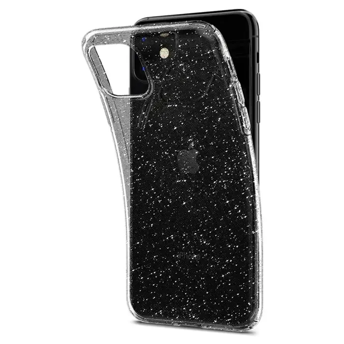 spigen liquid crystal, zaštitna maska za telefon, glitter - iphone 11 (076cs27181) - slika 3
