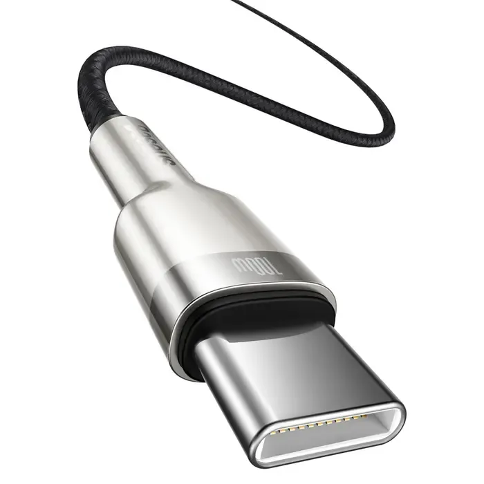 baseus catjk-c01 mobile phone cable black 1 m usb c - slika 3