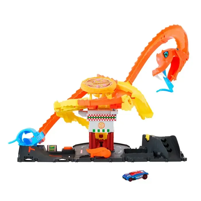hot wheels city cool pizza - attack of the cobra htn81 mattel - slika 1