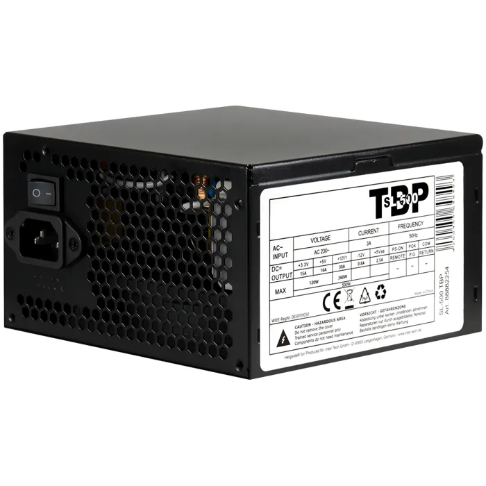 inter-tech sl-500 tbp, 500w atx - slika 2