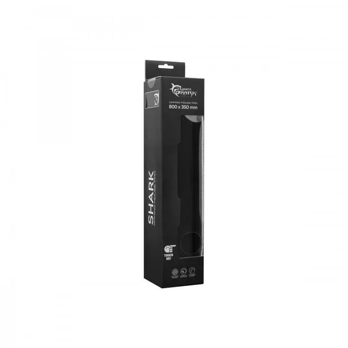 white shark gaming podloga za miša shark xl 80x35x3cm - slika 2