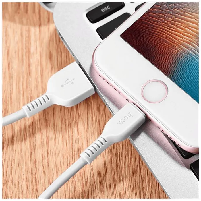 hoco. usb kabel za iphone , lightning kabel, dužina 3 met. - x20 flash lightning 3m - slika 3