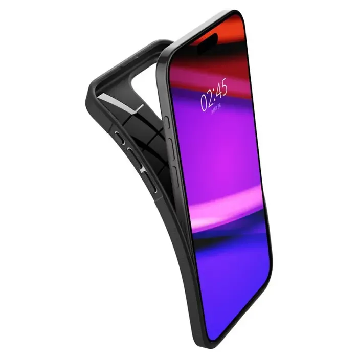 spigen core armor, zaštitna maska za telefon, mat crna - iphone 15 pro max (acs06441) - slika 5