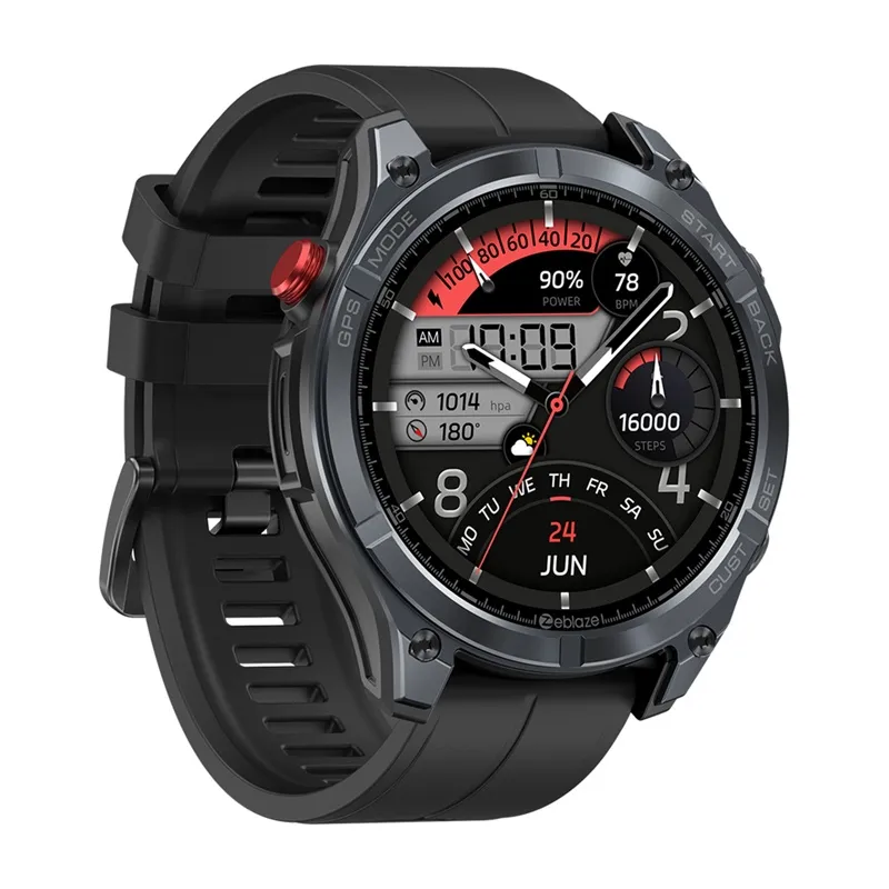 zeblaze stratos 4 smartwatch (black) - slika 2